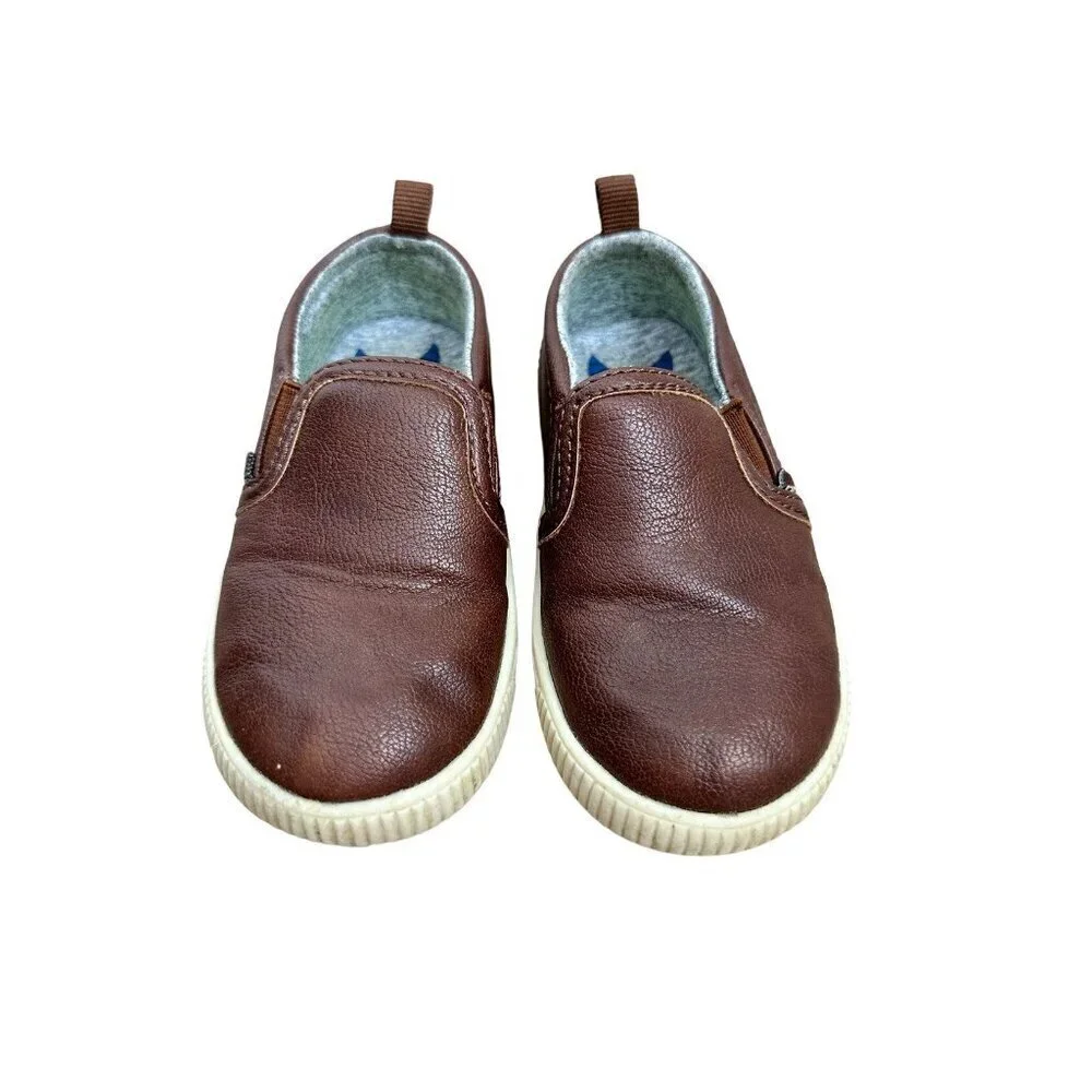 Carters Brown Slide On Shoes